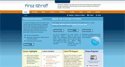 Desktop Screenshot of firozshroff.com