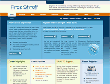 Tablet Screenshot of firozshroff.com